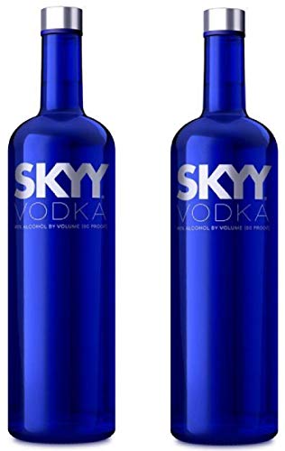 2 x Skyy Vodka 40% 1l Flasche - 2