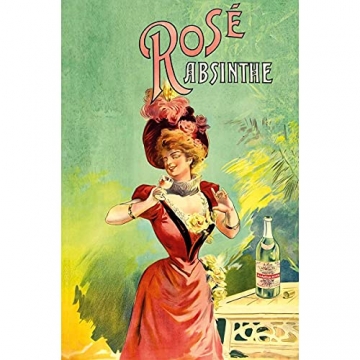 Absinth ALANDIA Rosé | Mit Hibiskusblüten natürlich gefärbt (ohne Farbstoff) | Traditionelles Rezept aus dem 19. Jh. | 60% Vol. | (1x 0.5 l) - 5