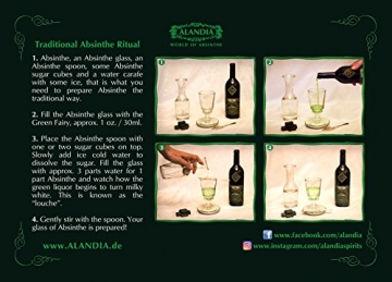 Absinth Moulin Vert aus Frankreich | Original Rezeptur | 68% Vol. | Premium Qualität mit Weinalkohol destilliert | (1x 0.5 l) - 7