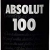 Absolut 100 / 50% Vol. Edel Wodka in eleganter schwarzer Flasche / Luxuriöses Geschmackserlebnis / 1 x 1 L - 1