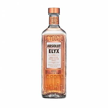 Absolut Elyx – Per Hand destillierter Luxus Wodka aus Schweden – Premiumwodka in edler Flasche – 1 x 0,7 L - 1