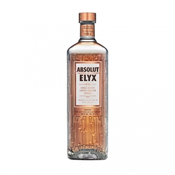 Absolut Elyx – Per Hand destillierter Luxus Wodka aus Schweden – Premiumwodka in edler Flasche – 1 x 1 L - 1