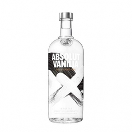 Absolut Vanilia – Absolut Vodka mit Vanillearoma – Absolute Reinheit und einzigartiger Geschmack in ikonischer Apothekerflasche – 1 x 1 L - 1
