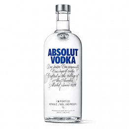 Absolut Vodka Original – Edler und extrem reiner Premium-Vodka aus Schweden in der ikonischen Apotheker-Flasche – 1 x 1 L - 1