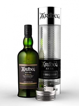 Ardbeg AN OA Islay Single Malt Scotch Whisky 46,6% Volume 0,7l in Geschenkbox mit BBQ Smoker Whisky - 1