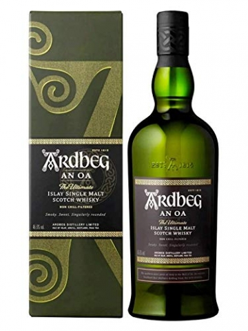 Ardbeg AN OA Islay Single Malt Scotch Whisky 46,6% Volume in Geschenkbox, 1l - 2