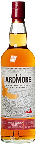 Ardmore 12 Jahre Port Wood Finish Single Malt Whisky, mit Geschenkverpackung, 46% Vol, 1 x 0,7l - 2