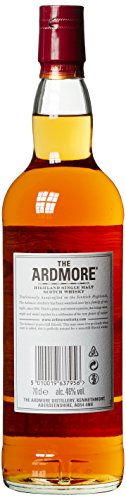 Ardmore 12 Jahre Port Wood Finish Single Malt Whisky, mit Geschenkverpackung, 46% Vol, 1 x 0,7l - 3
