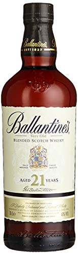 Ballantines 21 Blended Scotch Whisky – 21 Jahre alter reichhaltiger Blend mit würzigen Aromen, perfekt abgestimmten Rauchnoten & Fruchtnuancen – 1 x 0,7 L - 2