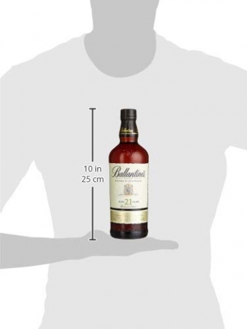 Ballantines 21 Blended Scotch Whisky – 21 Jahre alter reichhaltiger Blend mit würzigen Aromen, perfekt abgestimmten Rauchnoten & Fruchtnuancen – 1 x 0,7 L - 7