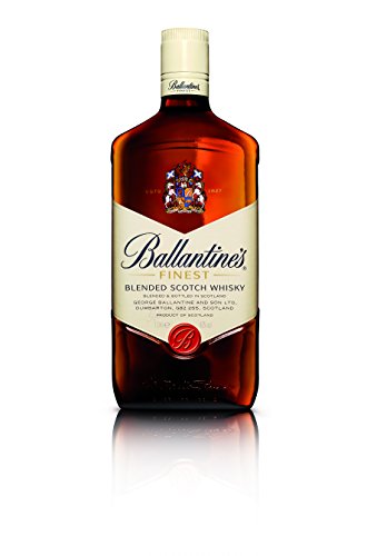 Ballantines Finest Blended Scotch Whisky – Milder Blend aus schottischen Malt & Grain Whiskys – Mit zartem Geschmack, ausgereiftem Aroma & frischem Abgang – 1 x 1 L - 1