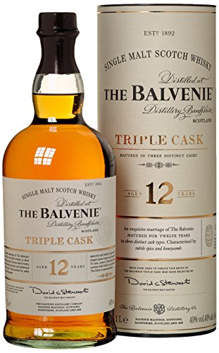 Balvenie 12 Years Old Triple Cask mit Geschenkverpackung Whisky (1 x 1 l) - 1