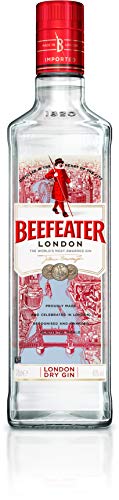 Beefeater London Dry Gin – Edler und hochwertiger Premium-Wacholderschnaps, nach London Dry Gin-Art hergestellt – 1 x 0,7 L – 40% Vol. - 1
