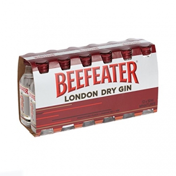 Beefeater Pack 12 Mini-Flasche Gin 50ml - 2
