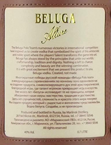 Beluga Allure Noble Russian Wodka mit Leder (1 x 0.7 l) - 3