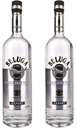 Beluga Export Noble Russian Vodka 40% Vol. 1 l X 2 - 1