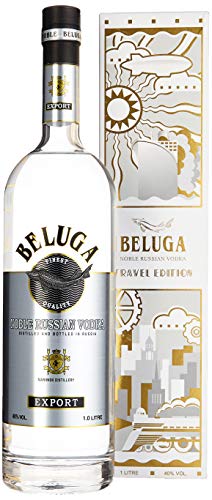 Beluga Noble Russian Vodka Export Travel Edition Mit Geschenkverpackung (1 x 1 l) - 1