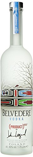 Belvedere Vodka RED Limited Edition by Esther Mahlangu 40% Vol. 1,75 l - 1