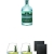 Blackwoods Vintage Dry Gin 40% 0,7 Liter + Gin Tonic Glas - 5414/67 + Gin Tonic Glas - 5414/67 + Schiefer Glasuntersetzer eckig ca. 9,5 cm Ø 2 Stück - 1