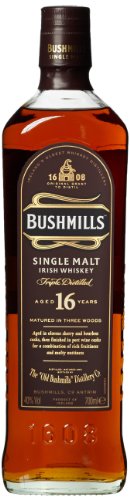 Bushmills 16 Jahre Single Malt Irish Whiskey (1 x 0.7 l) - 2
