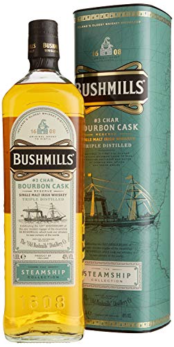Bushmills Char Bourbon Cask Reserve The Steamship Collection mit Geschenkverpackung Whisky (1 x 1 l) - 1