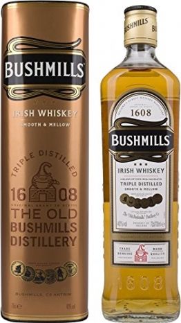 Bushmills Smooth & Mellow Irish Triple Distilled mit Geschenkverpackung Whisky (1 x 0.7 l) - 1