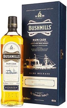 Bushmills Steamship Collection Rum Cask Reserve Triple Distilled Rare Release -GB- Single Malt Whisky (1 x 0.7 l) - 1