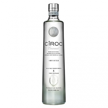 C & icirc; roc Coconut Aromatisierte Vodka 70cl Pack (70cl) - 1