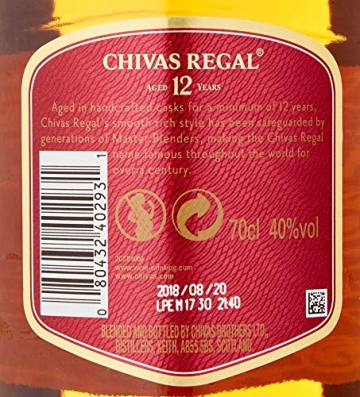 Chivas Brothers Chivas Regal 12 Years Old Blended Scotch Whisky (1 x 0.7 l) - 6
