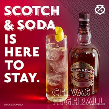 Chivas Regal 12 Jahre Premium Blended Scotch Whisky – 12 Jahre gereifter Blend aus schottischen Malt & Grain Scotch Whiskys aus der Region Speyside – 1 x 1 L - 5