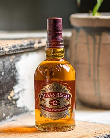 Chivas Regal 12 Jahre Premium Blended Scotch Whisky – 12 Jahre gereifter Blend aus schottischen Malt & Grain Scotch Whiskys aus der Region Speyside – 1 x 1 L - 10