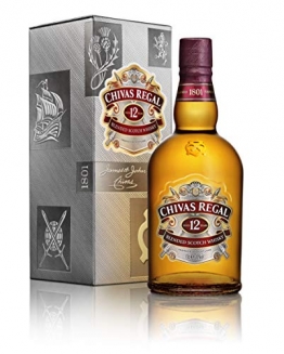 Chivas Regal 12 Jahre Premium Blended Scotch Whisky – 12 Jahre gereifter Whisky aus schottischen Malt & Grain Whiskys aus der Region Speyside – 1 x 0,7 L - 1