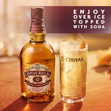 Chivas Regal 12 Jahre Premium Blended Scotch Whisky – 12 Jahre gereifter Whisky aus schottischen Malt & Grain Whiskys aus der Region Speyside – 1 x 0,7 L - 7