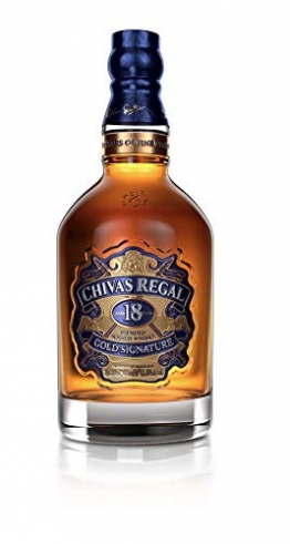 Chivas Regal 18 Jahre Gold Signature Blended Scotch Whisky / Blend Whisky mit Single Malt Whiskys und Grain Whiskys / 1 x 0,7 L - 1