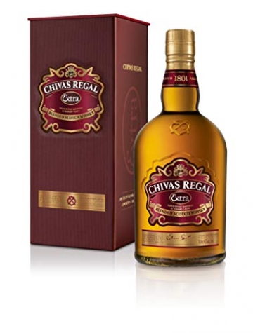 Chivas Regal Extra Blended Scotch Whisky mit Geschenkverpackung – Edle Komposition aus ausgewählten Malt & Grain Whiskys – Whisky mit goldgelber Farbe & fruchtig-süßem Geschmack – 1 x 0,7 L - 3
