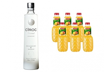 Ciroc Coconut Ultra Premium Vodka (1 x 0.7 l) mit Granini Trinkgenuss Orange-Mango (6 x 1 l) - 1