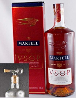 Cognac Martell VSOP + Glaskugelportionierer - 1
