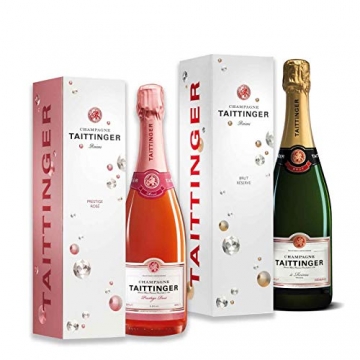 Exklusive Champagner im Geschenkset (Taittinger 2×0,75l) - 