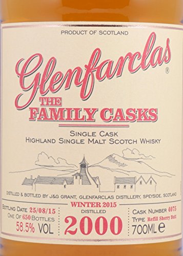Glenfarclas 2000 14 Years The Family Casks Refill Sherry Butt Cask 4075 Highland Single Malt Scotch Whisky Cask Strength 58,5% - one of 650 bottles - 5