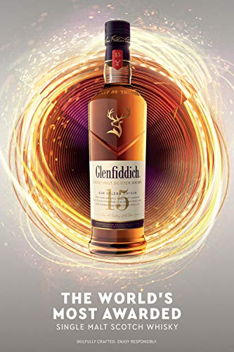 Glenfiddich Single Malt Scotch Whisky 15 Jahre Solera mit Geschenkverpackung (1 x 0,7 l) – der am häufigsten ausgezeichnete Single Malt Scotch Whisky der Welt - 4