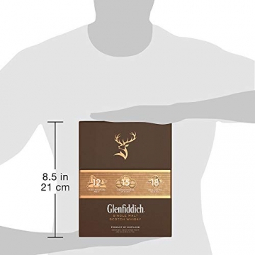 Glenfiddich Single Malt Scotch Whisky Collection Mix Pack (3 x 0,2 l) - 12 Jahre, 15 Jahre und 18 Jahre mit Geschenkverpackung - 5