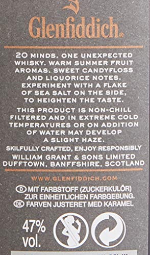 Glenfiddich Single Malt Scotch Whisky Experimental Series Project XX mit Geschenkverpackung (1 x 0,7 l) - limitierte Premium-Auflage - 8