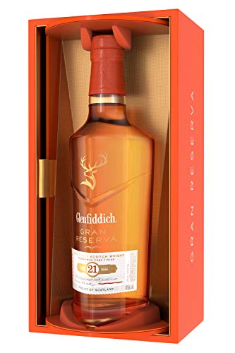 Glenfiddich Single Malt Scotch Whisky Reserva 21 Jahre mit Geschenkverpackung (1 x 0,7 l) – besondere Variante des meistverkauften Malt Sctoch Whisky der Welt - 4