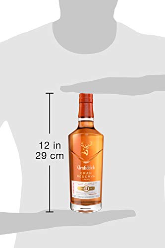 Glenfiddich Single Malt Scotch Whisky Reserva 21 Jahre mit Geschenkverpackung (1 x 0,7 l) – besondere Variante des meistverkauften Malt Sctoch Whisky der Welt - 6
