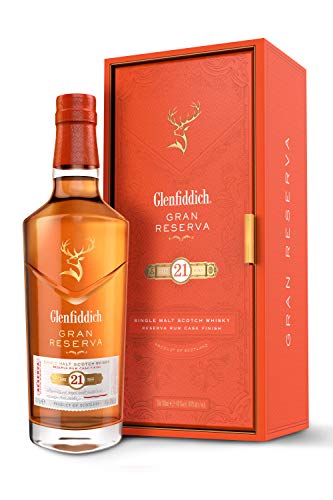 Glenfiddich Single Malt Scotch Whisky Reserva 21 Jahre mit Geschenkverpackung (1 x 0,7 l) – besondere Variante des meistverkauften Malt Sctoch Whisky der Welt - 1