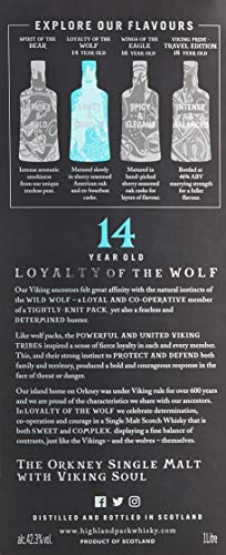 Highland Park 14 Years Loyalty Of The Wolf + GB Whisky (1 x 1000 ml) - 5