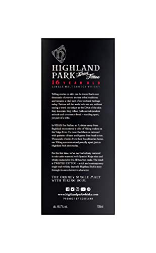 Highland Park 16 Jahre Twisted Tattoo Single Malt Scotch Whisky (1 x 0.7 l) – Limitierter Premium Whisky, mit leichter Torfnote - 5