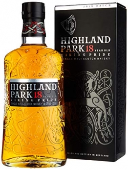 Highland Park 18 Jahre Viking Pride Single Malt Scotch Whisky (1 x 0.7 l) – intensiver Whisky, Lagerung in Ex-Sherry-Fässern, der Stolz der Wikinger - 1