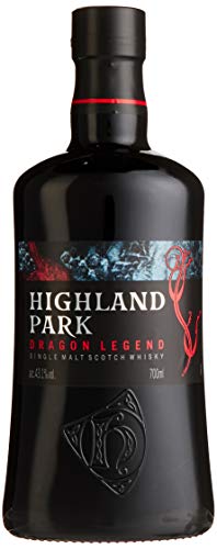 Highland Park Dragon Legend Single Malt Scotch Whisky (1 x 0.7 l) – intensives, aromatisches Raucharoma, inspiriert durch die Wikinger-Saga - 2