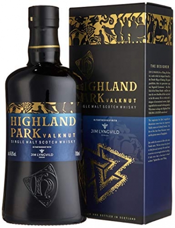 Highland Park Valknut Single Malt Scotch Whisky (1 x 0.7 l) – rauchiger, süßer Geschmack durch Lagerung in Ex-Sherry-Fässern, Teil 2 der Viking Legends Trilogie - 1